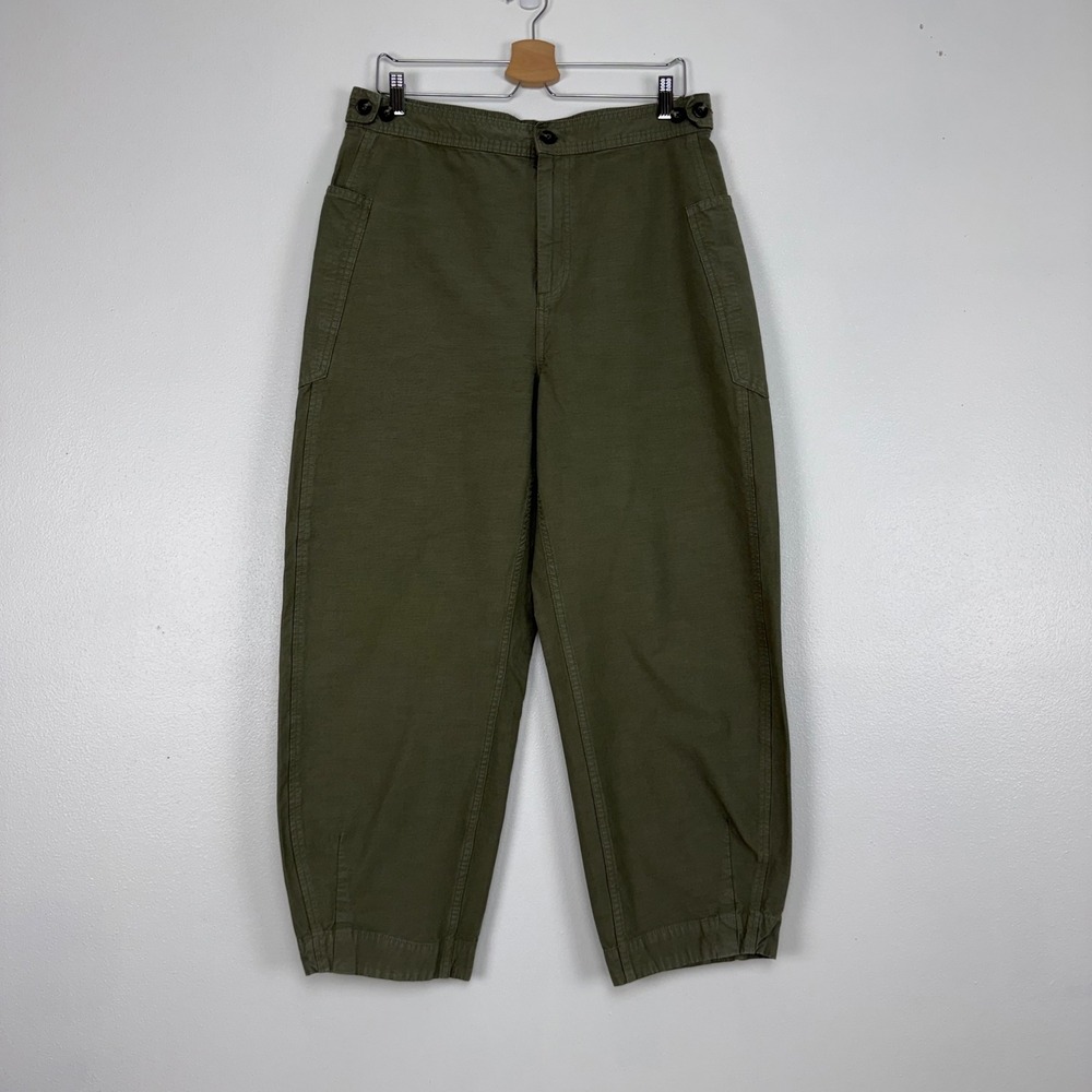 Everlane Olive Green Utility Trousers
